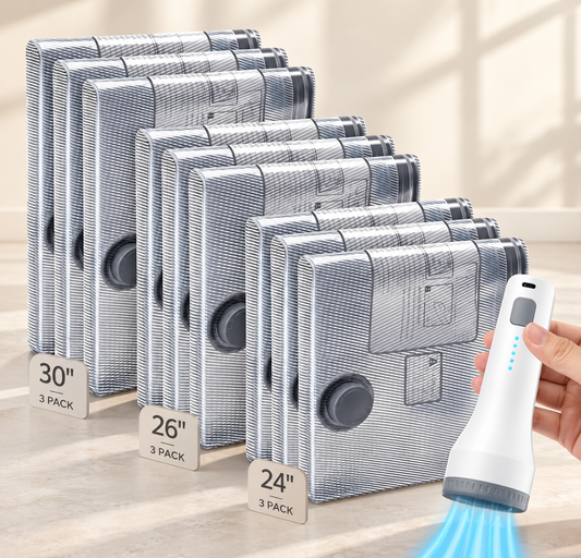Vacuum Storage Bags with Cordless Electric Pump