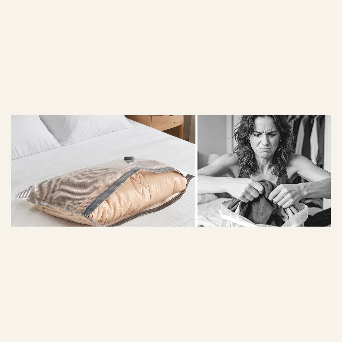 Vacuum Storage Bags with Cordless Electric Pump